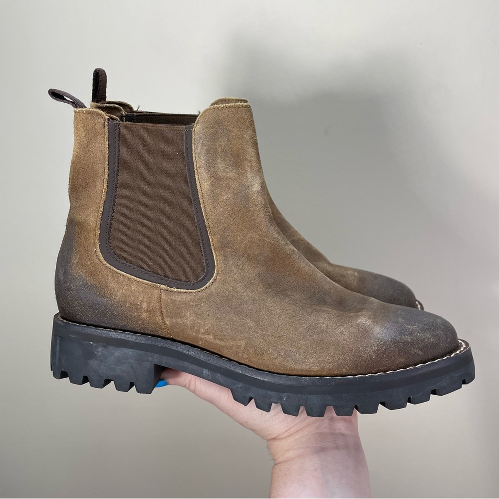 Thursday Boot Company Women's Tan Chelsea Lug Boots - Picture 3 of 10